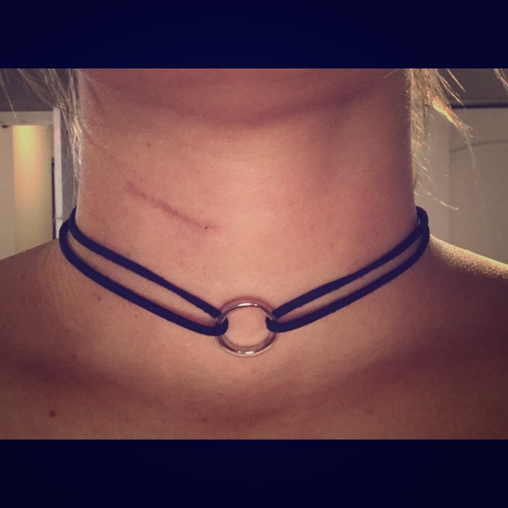 Express black choker necklace. New
